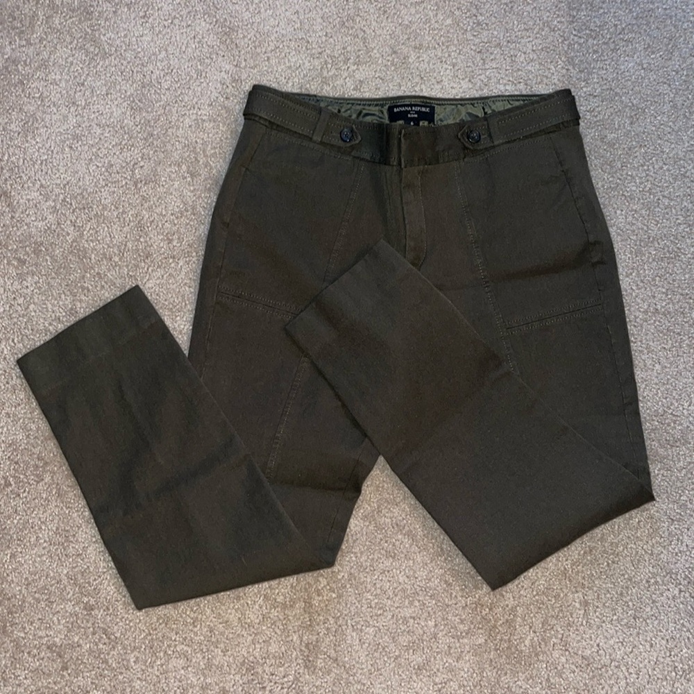 Banana Republic Olive Skinny Pants